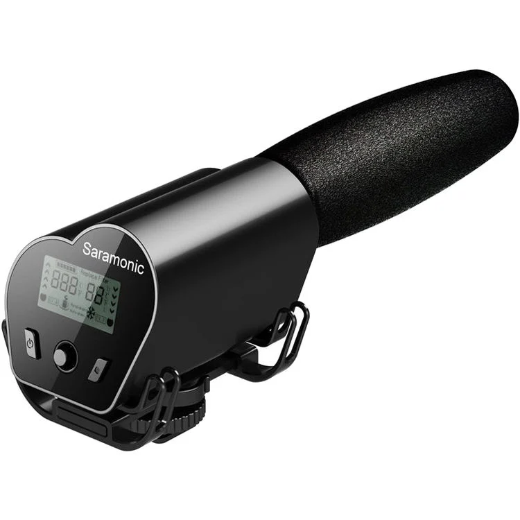 Saramonic Vmic Recorder Ses Kayıt Cihazlı &amp; Ekranlı Shotgun Mikrofon
