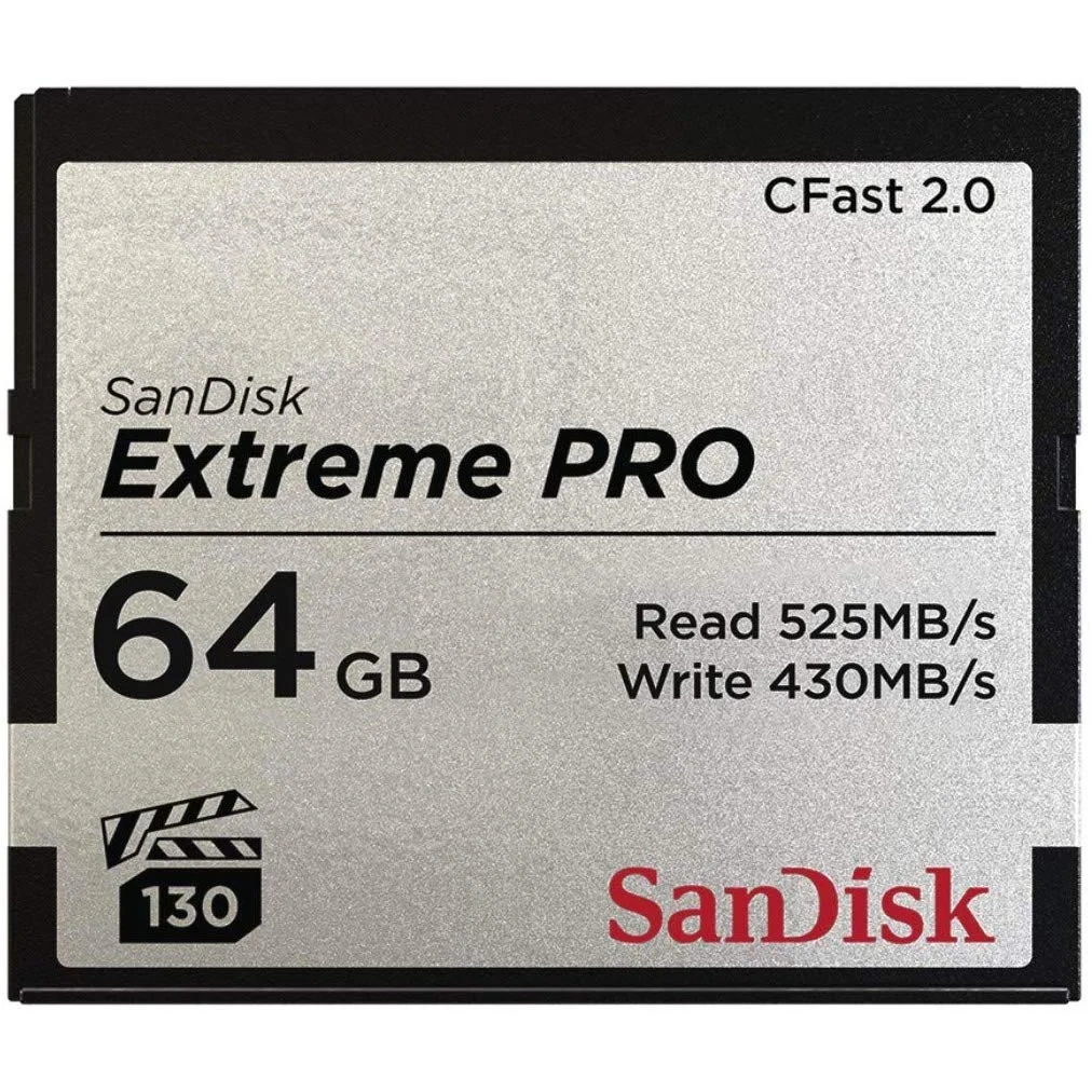 Sandisk 64GB Extreme PRO CFast 2.0 Memory Card 
