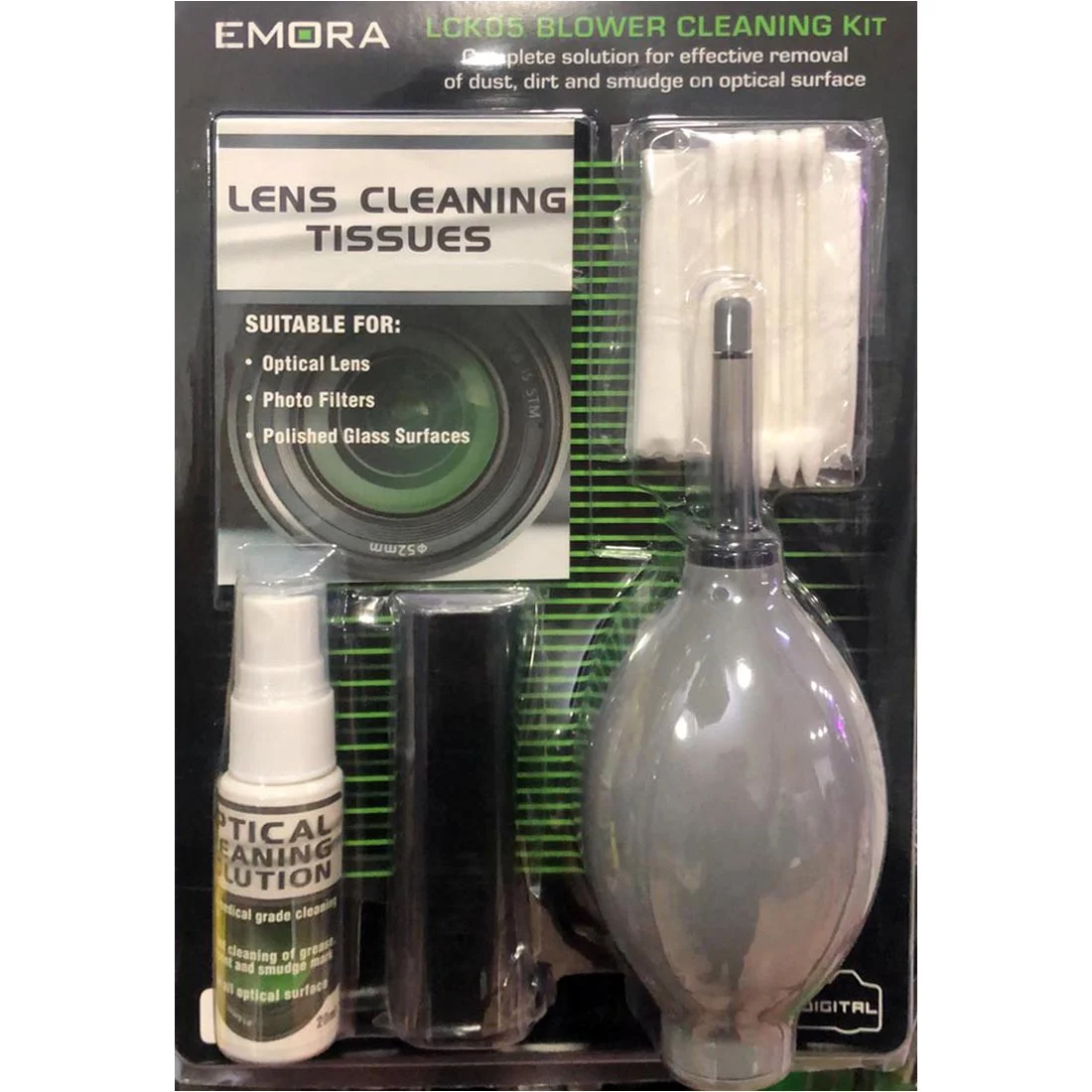 Emora LCK-05 Premium Lens Temizleme Kiti (Gri)