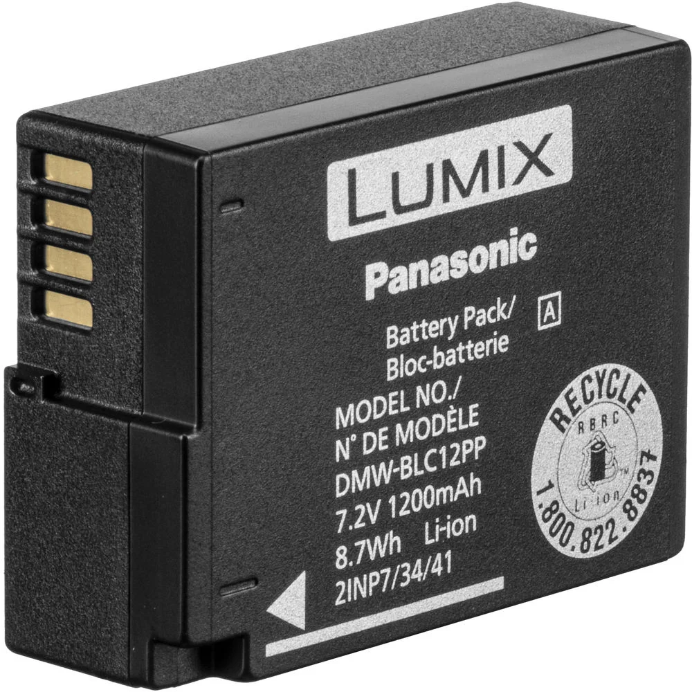 Panasonic DMW-BLC12E Batarya (FZ2000, FZ1000, FZ300, FZ200, GX8, G80, G81, G70, G6, G5, GH2)