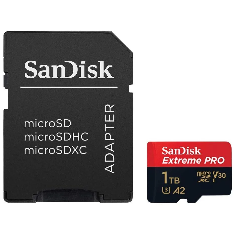 Sandisk 1 TB Extreme Pro MicroSDXC UHS-1 U3 A2 V30 170MB/s 