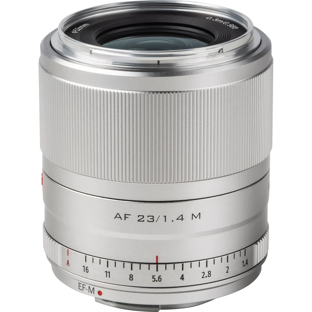 Viltrox AF 23mm f/1.4 STM Lens (Canon EF-M) Silver