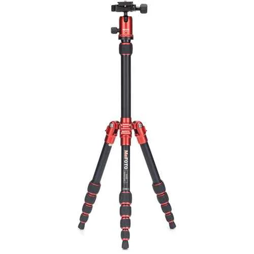 Mefoto A-0350Q0R Mag.Alum.Colorful Travel Angel Tripod (Red)