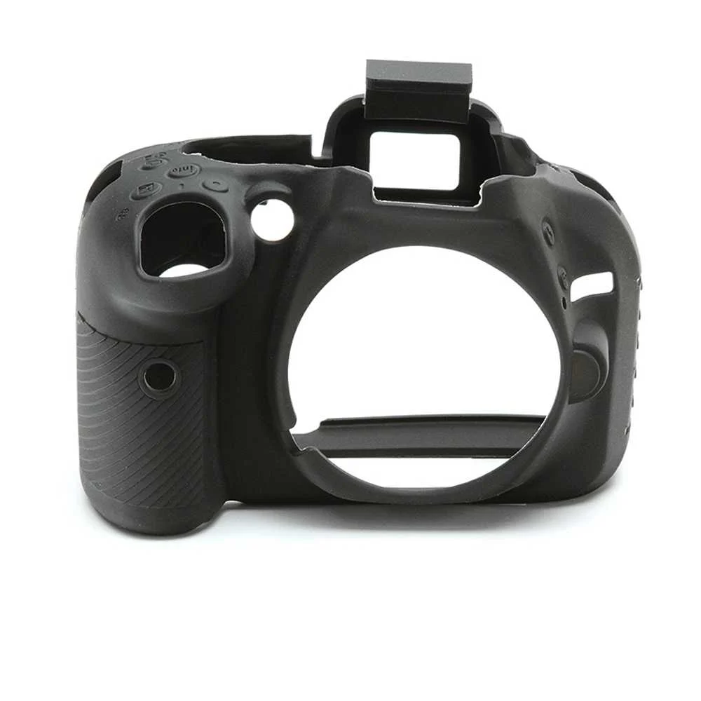 EasyCover Silikon Kılıf (Nikon D5200 Siyah)