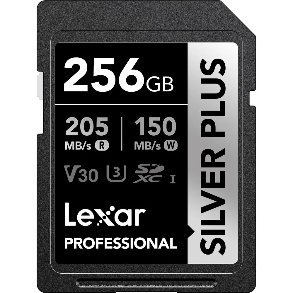 Lexar 256 GB Professional SILVER PLUS UHS-I SDXC Memory Card