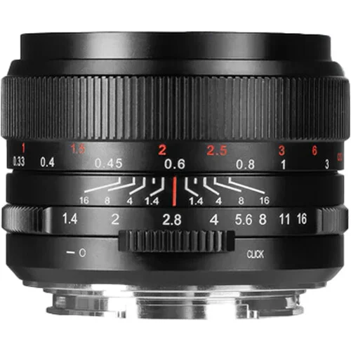 7Artisans 35mm F1.4 Mark III Canon (R Mount) MF Full Frame Lens Siyah