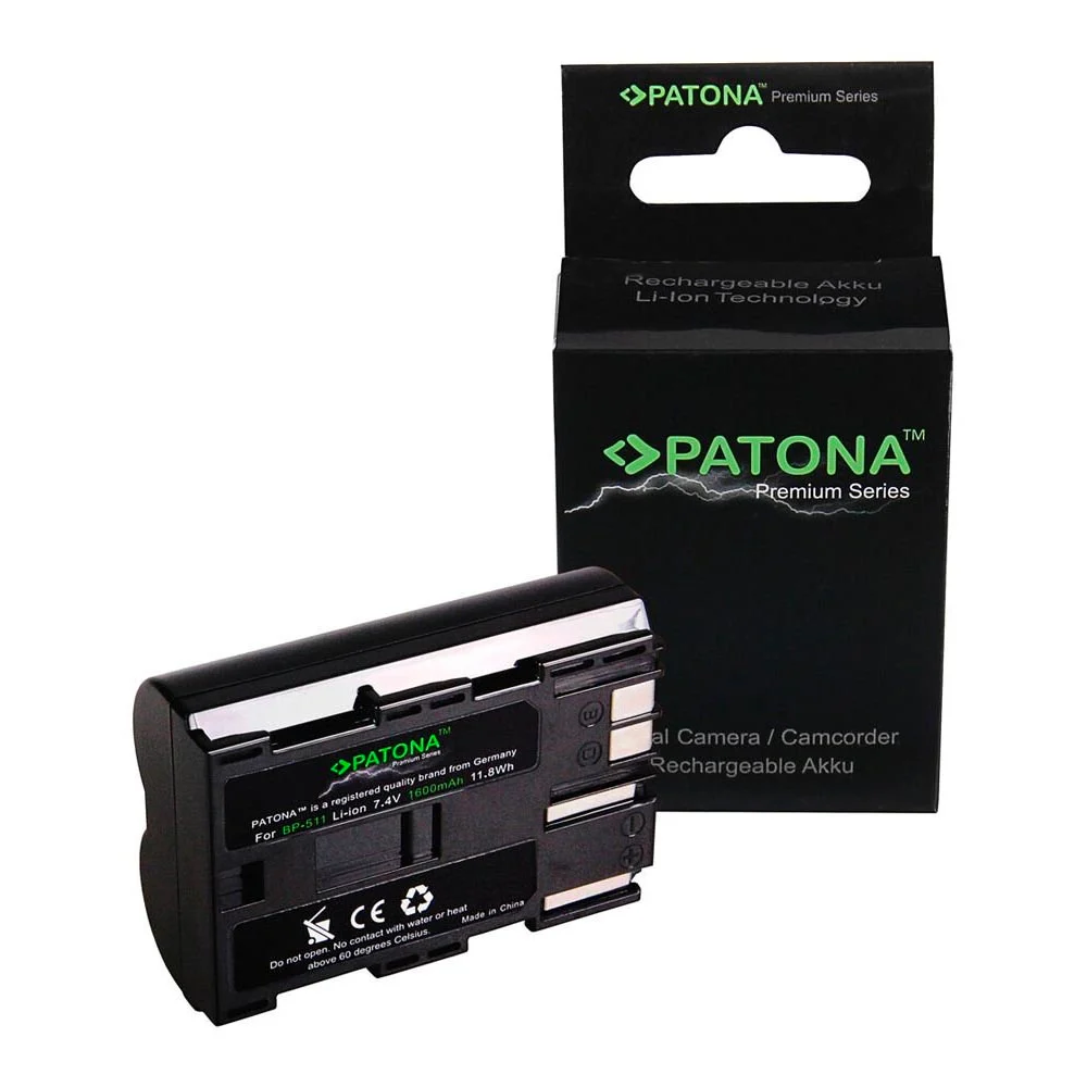 Patona 1210 Premium BP-511 Canon Batarya
