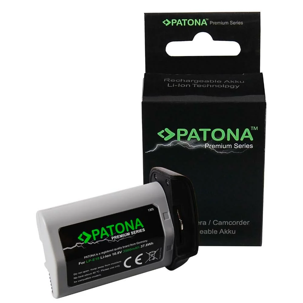 Patona 1305 Premium LP-E19 Canon Batarya