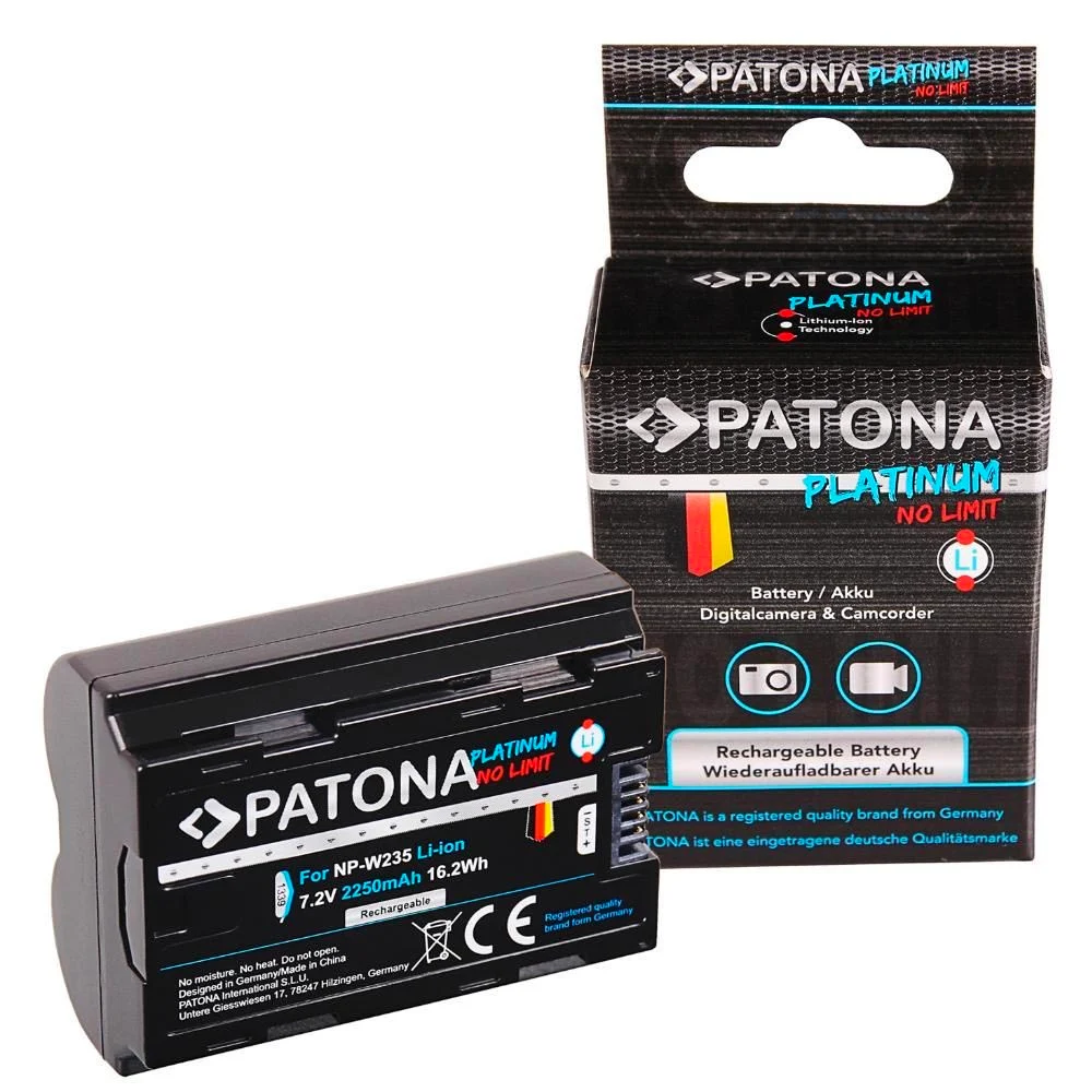 Patona 1339 Platinum NP-W235 Fujifilm Batarya