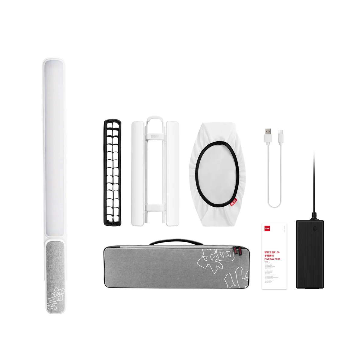 Zhiyun FIVERAY F100 RGB Combo LED Işık (Beyaz)