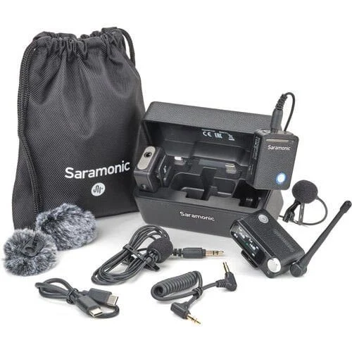 Saramonic Ultra 03 ( Rx9+Tx9+Tx9+2x Lavalıer Mıc.-Siyah Kablosuz Mikrofon