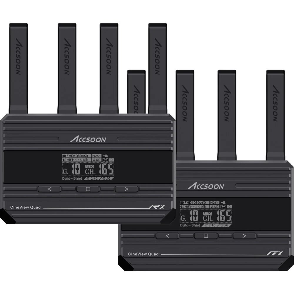 Accsoon WIT04-QS CineView Quad Multi-Spectrum Wireless Video Transmission System
