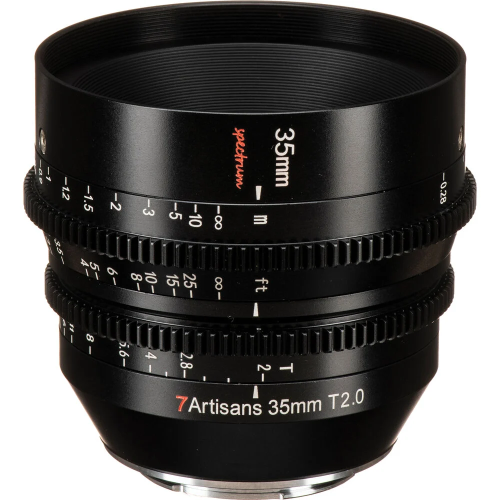 7Artisans 35mm T2.0 Sony (E Mount) Full Frame Cine Lens Siyah