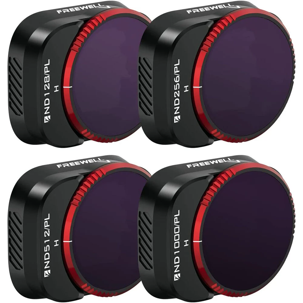 Freewell DJI Mini 3 / Mini 3 Pro ND/PL Filter Set (4-Pack)