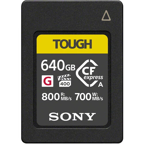 Sony 640GB CFexpress Type A Tough Hafıza Kartı (CEA-G640T)