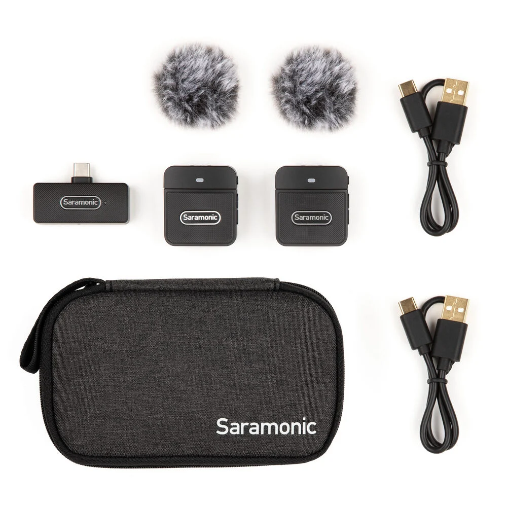 Saramonic Blink100 B6 İkili Kablosuz Type-C Girişli Yaka Mikrofonu