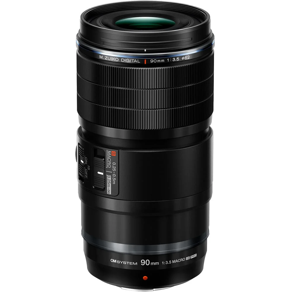 Olympus OM SYSTEM M.Zuiko Digital ED 90mm f/3.5 Macro IS PRO Lens