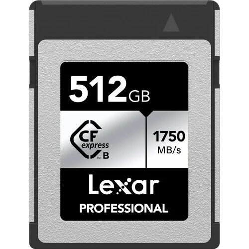 Lexar 512 GB Professional CFexpress Type B Card SILVER Series