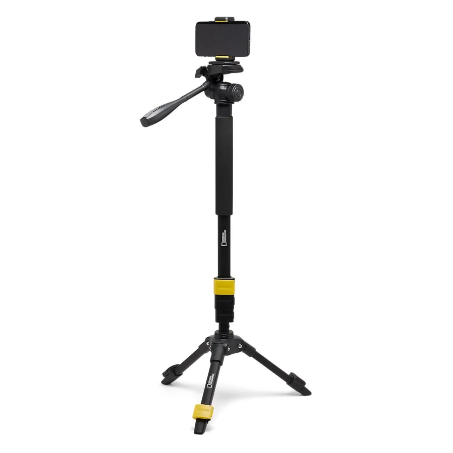 National Geographic NG-PM002 Photo 3-in-1 Monopod &amp; Cep telefonu tutucu ve Çanta