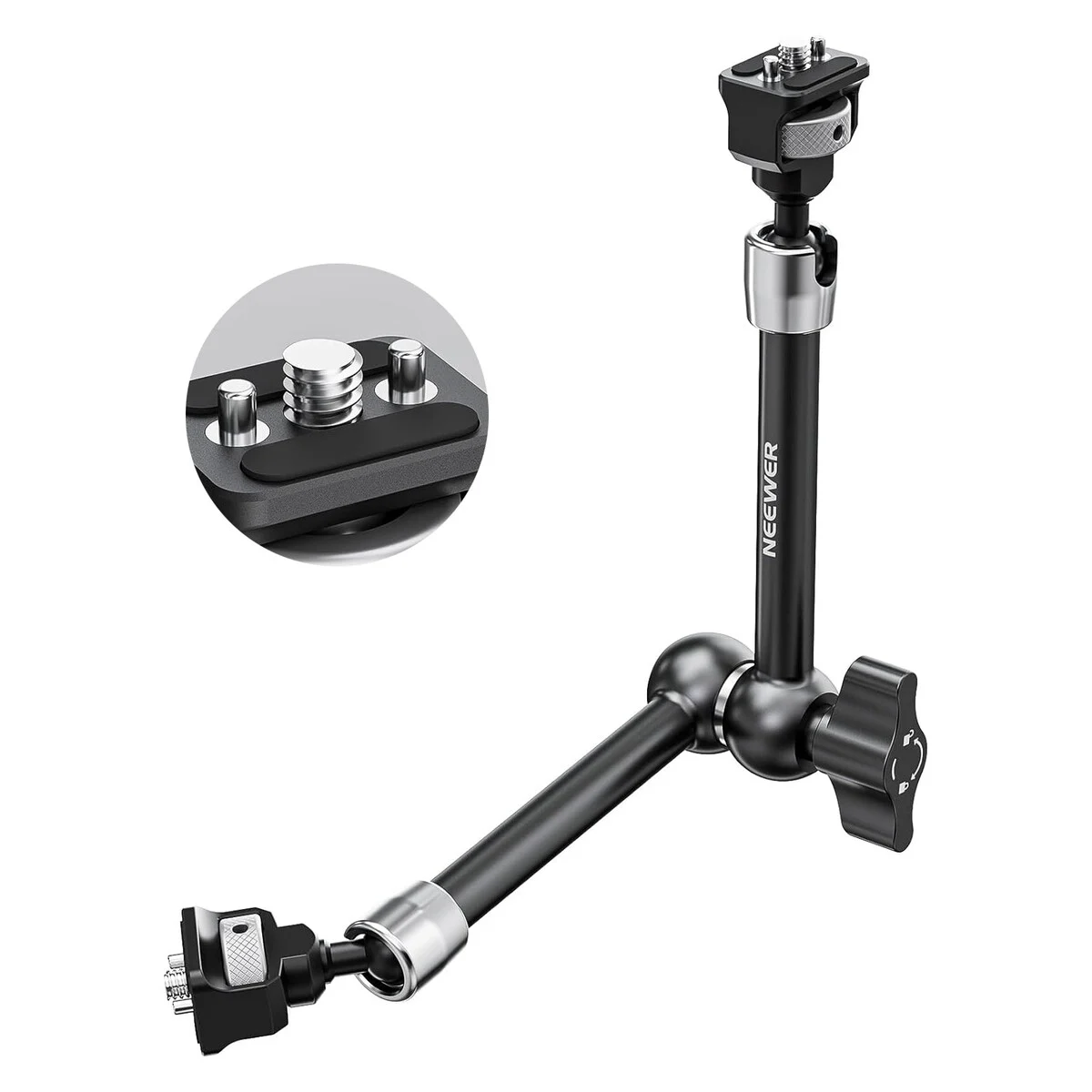 Neewer ST-07 7" 18cm  1/4'' Vidalı Magic Arm 