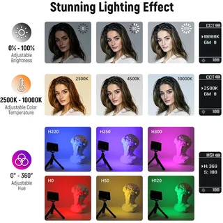 NEEWER SL90 RGB Mini Mobil Video Işığı