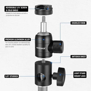 NEEWER ST-GM06 Işık Standı Montaj Adaptörü
