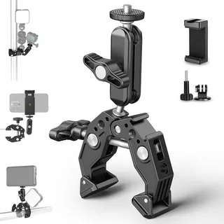 NEEWER ST83 Süper Kelepçe ve 3'' (7,62 cm) Çift Bilyeli Magic Arm Kiti
