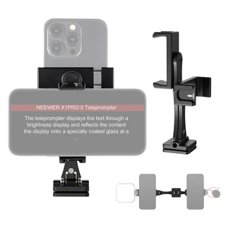 NEEWER SP-08 Metal Telefon Tripod Montaj Adaptörü (Çift Telefon Tutuculu)