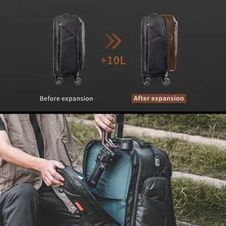 PGYTECH Roller Camera Backpack (Space Black, 30L)