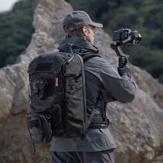 PGYTECH OneMo Tactical Camera/Drone Backpack (Dark Night Camo, 35L)