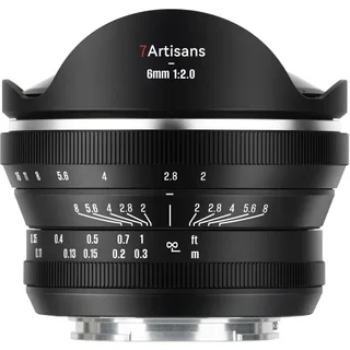 7Artisans 6mm F2.0 Canon (EOS- R Mount) MF APS-C Lens