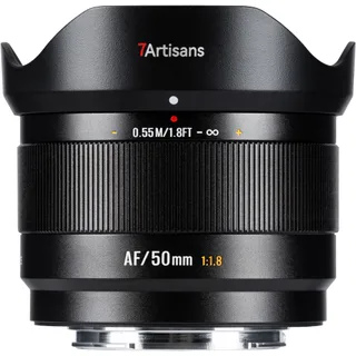7Artisans AF 50mm F1.8 Sony (E Mount) APS-C Lens Siyah