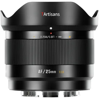 7Artisans AF 25mm F1.8 Sony (E Mount) APS-C Lens Siyah