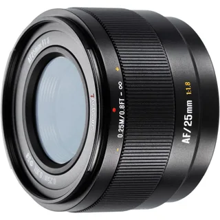 7Artisans AF 25mm F1.8 Sony (E Mount) APS-C Lens Siyah
