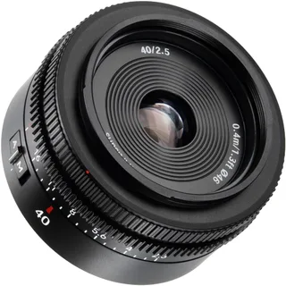 7Artisans AF 40mm F2.5 Sony (E Mount) FullFrame Lens Siyah