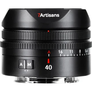 7Artisans AF 40mm F2.5 Sony (E Mount) FullFrame Lens Siyah
