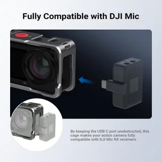 Neewer AC061 Kamera Kafesi - DJI Osmo Action 6 ile Uyumlu