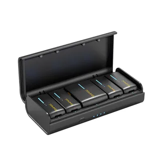7RYMS iRay DW40 Dört Konuşmacılı Mini Kablosuz Mikrofonu Siyah