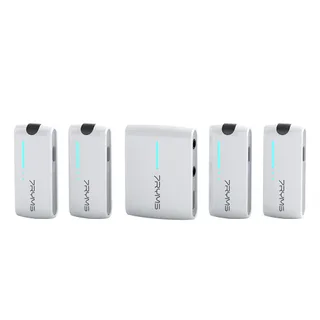 7RYMS iRay DW40 Dört Konuşmacılı Mini Kablosuz Mikrofonu Beyaz