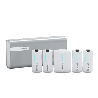 7RYMS iRay DW40 Dört Konuşmacılı Mini Kablosuz Mikrofonu Beyaz