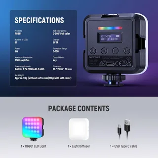 NEEWER RGB61 RGB Mini Mobil Video Işığı