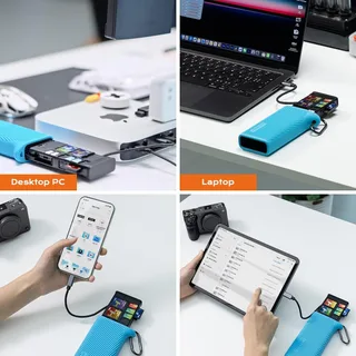 HOMAN CFexpress Type A &amp; SD Card Reader, USB3.2 Gen 2 10Gbps (Siyah)