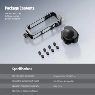 Neewer AC033 Insta360 X5 İçin Kamera Kafesi
