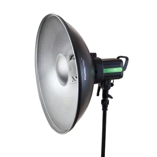 Phottix Pro Beauty Dish MK II with Bowens Speed Ring (51cm, 20″ Silver)