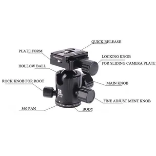 Digipod BH-52M Panoramic Ball Head (Black)