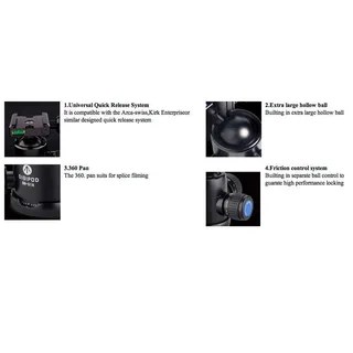 Digipod BH-52A/B Panoramic Ball Head (Blue)