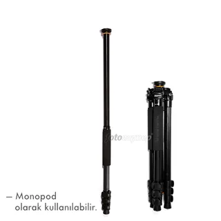 Digipod A-2841NXP Profesyonel Tripod + PH-223 Kollu Kafa