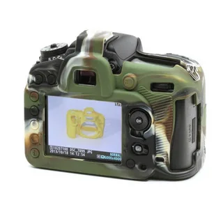 EasyCover Silikon Kılıf (Nikon D7100 / D7200 Kamuflaj)