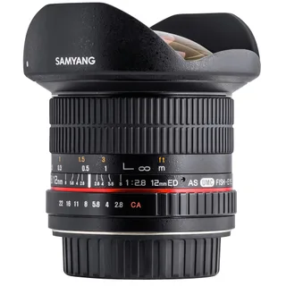 Samyang 12mm f/2.8 ED AS IF NCS UMC Full Frame Fisheye Lens (Canon)