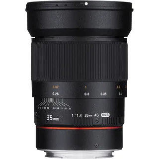 Samyang 35mm f/1.4 (AE Chip) AS UMC Full Frame Lens (Canon)